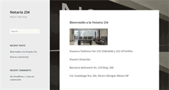 Desktop Screenshot of notaria234df.com